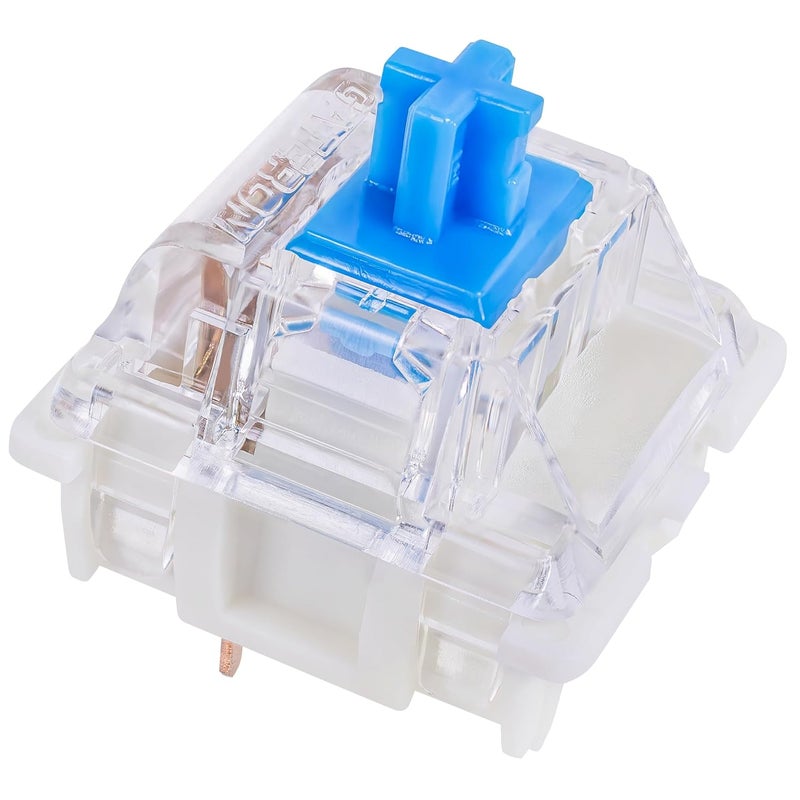 MarsHopper Gateron G Pro 3.0 Blue Switches for Mechanical Keyboard - 32 Pack, Pre-Lubed 3-Pin Clicky RGB Switches (60gf) - Image 1